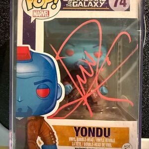 Funko AUTOGRAPHED Guardians of the Galaxy Yondu #74